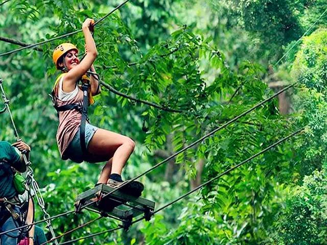 鼎創(chuàng)分享 | 懸空的叢林穿越叢林穿梭叢林拓展，用低成本玩出新高度