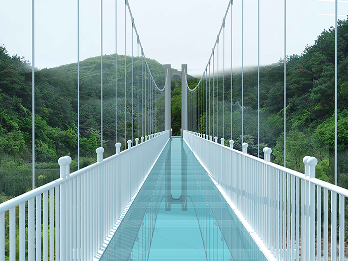 網(wǎng)紅景區(qū)玻璃吊橋施工注意事項(xiàng)