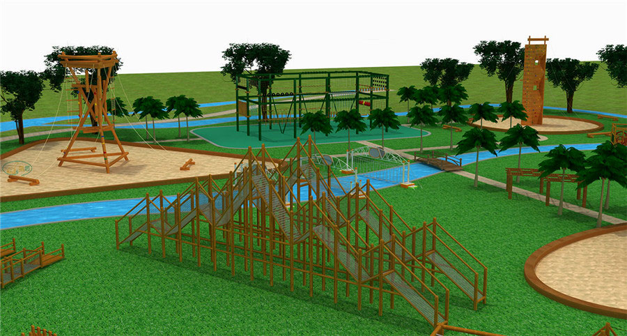 做戶外拓展器材需要多大場(chǎng)地？