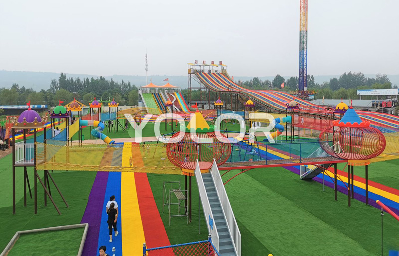 鼎創(chuàng)游樂幫您如何挑選戶外無動力樂園設計安裝廠家